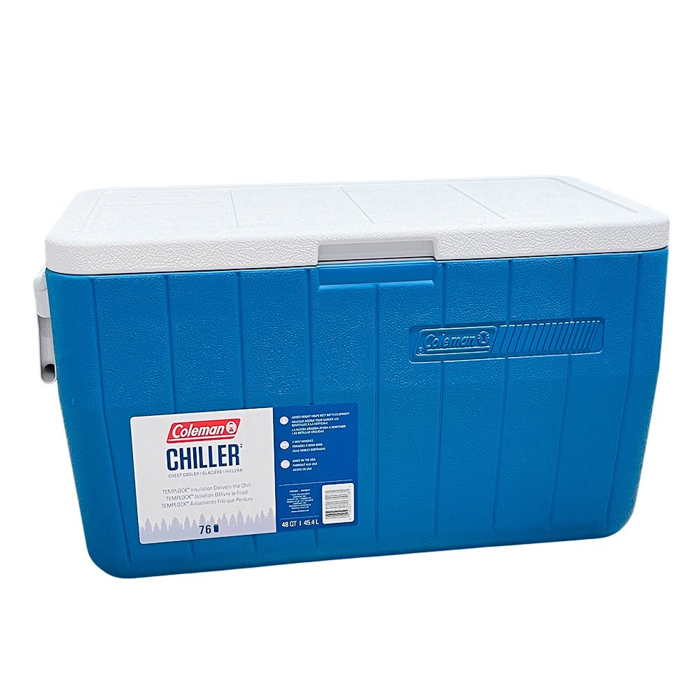 Hielera Serie Chiller 48 QT – Azul / Coleman - Coleman - Titan.com.pa - 10076501171188
