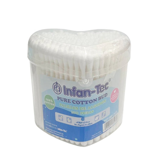 Hisopos Para Bebé Infan-Tec 200 Piezas | 100% Algodón - Infan-Tec - Titan.com.pa - 7456007735736