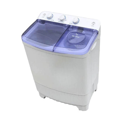 Lavadora Semi-Automática Premier de 6 Kg -Blanca/Tapa Azul