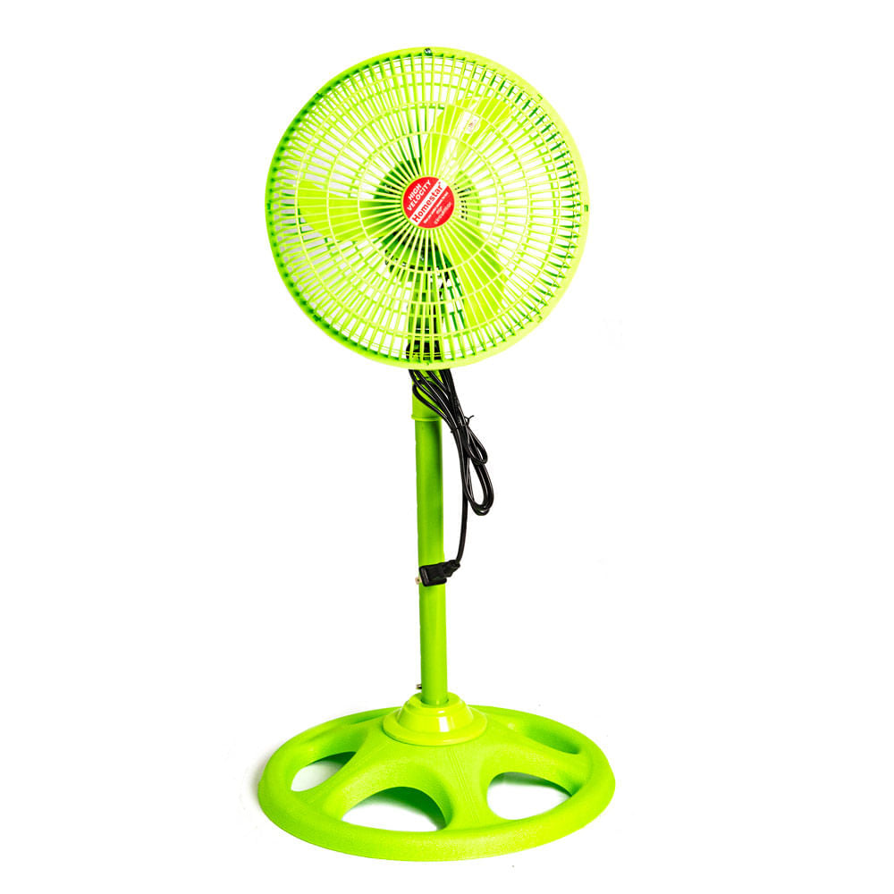 Abanico Pedestal Home Elegance 10" Verde