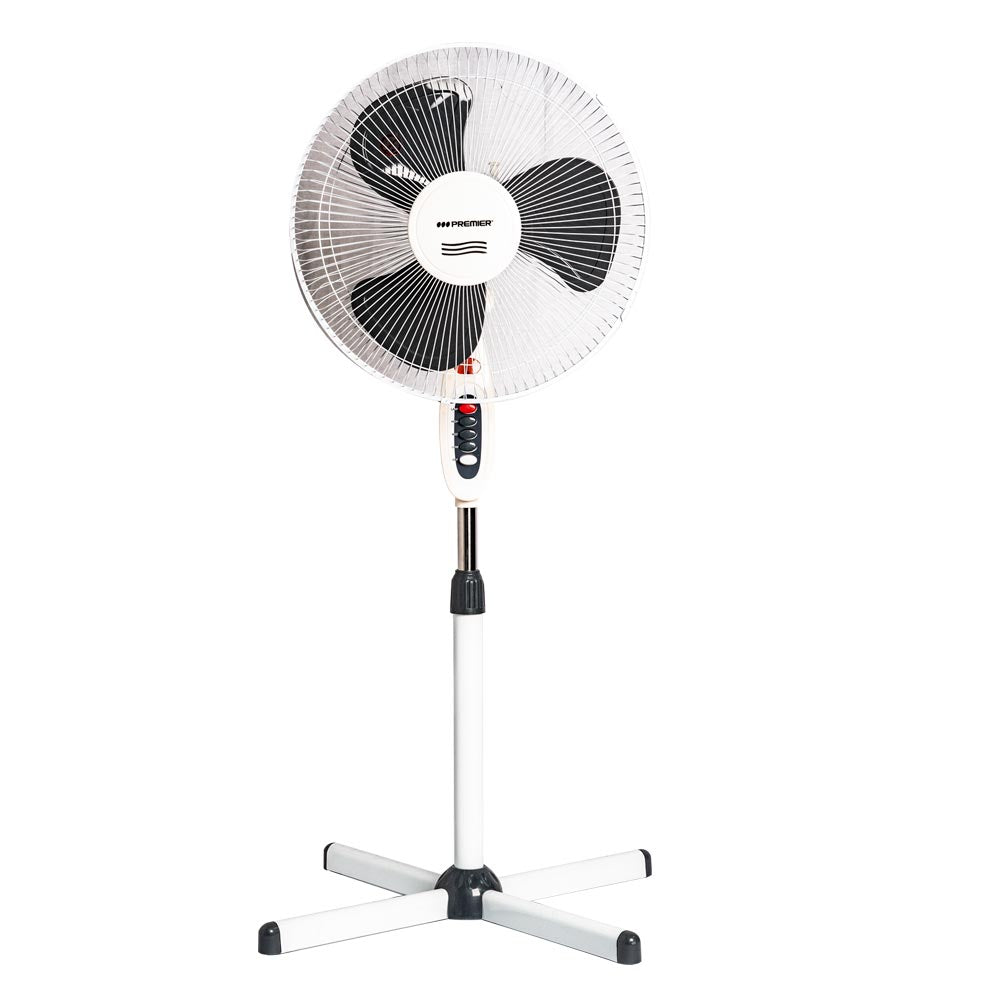 Abanico Pedestal Premier 16" Gris