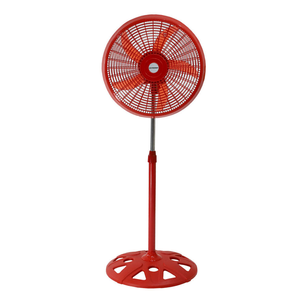 Abanico de Pedestal Premier de 18" - Rojo