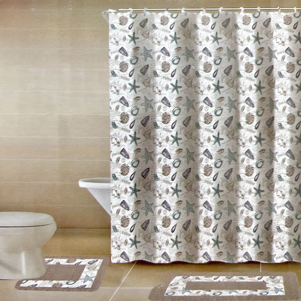 Juego De Alfombra De Baño Set De 15 Piezas Home Elegance Surtido