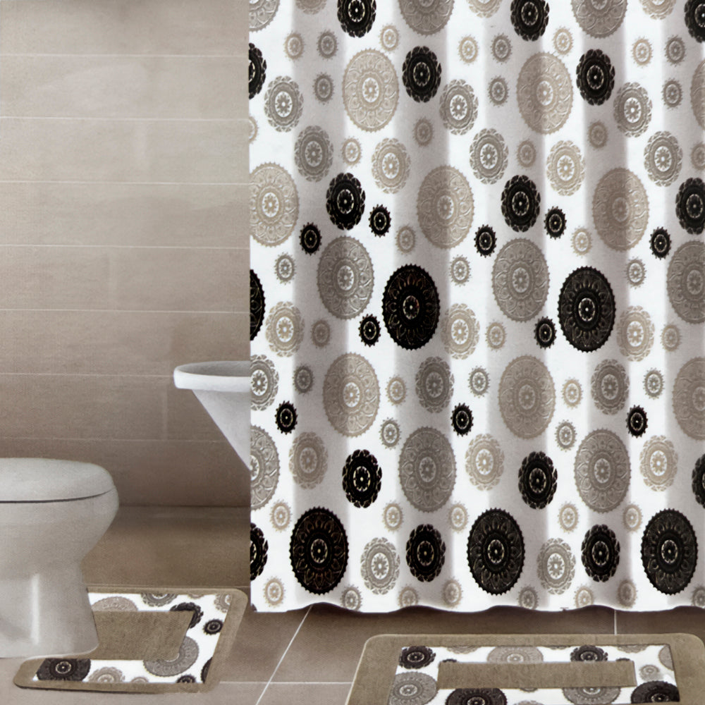 Juego De Alfombra De Baño Set De 15 Piezas Home Elegance Surtido