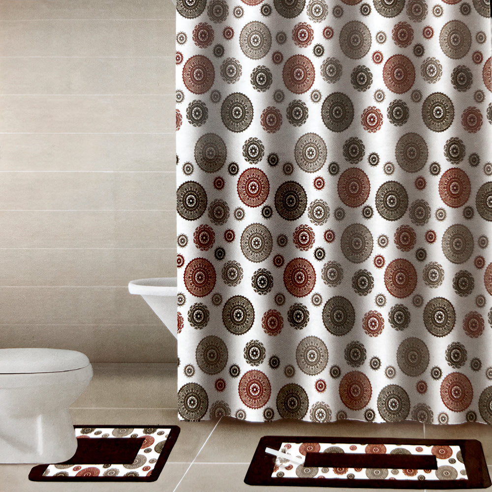 Juego De Alfombra De Baño Set De 15 Piezas Home Elegance Surtido