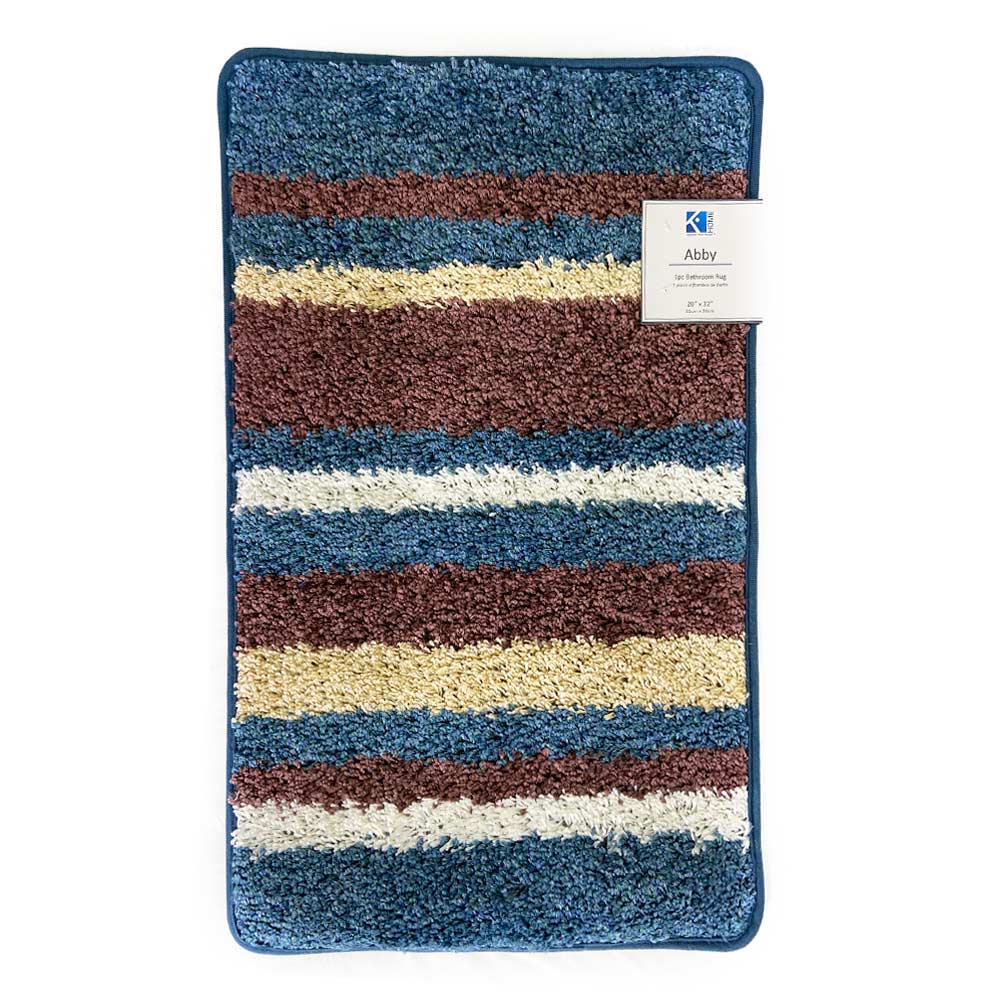 Alfombra de Baño Easy Home Abby 1 Pieza 51 cm x 81 cm - Aguamarina oscuro