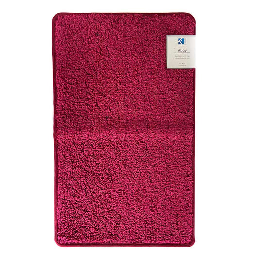 Alfombra de Baño Easy Home Layla 51 cm x 81 cm - Rojo oscuro