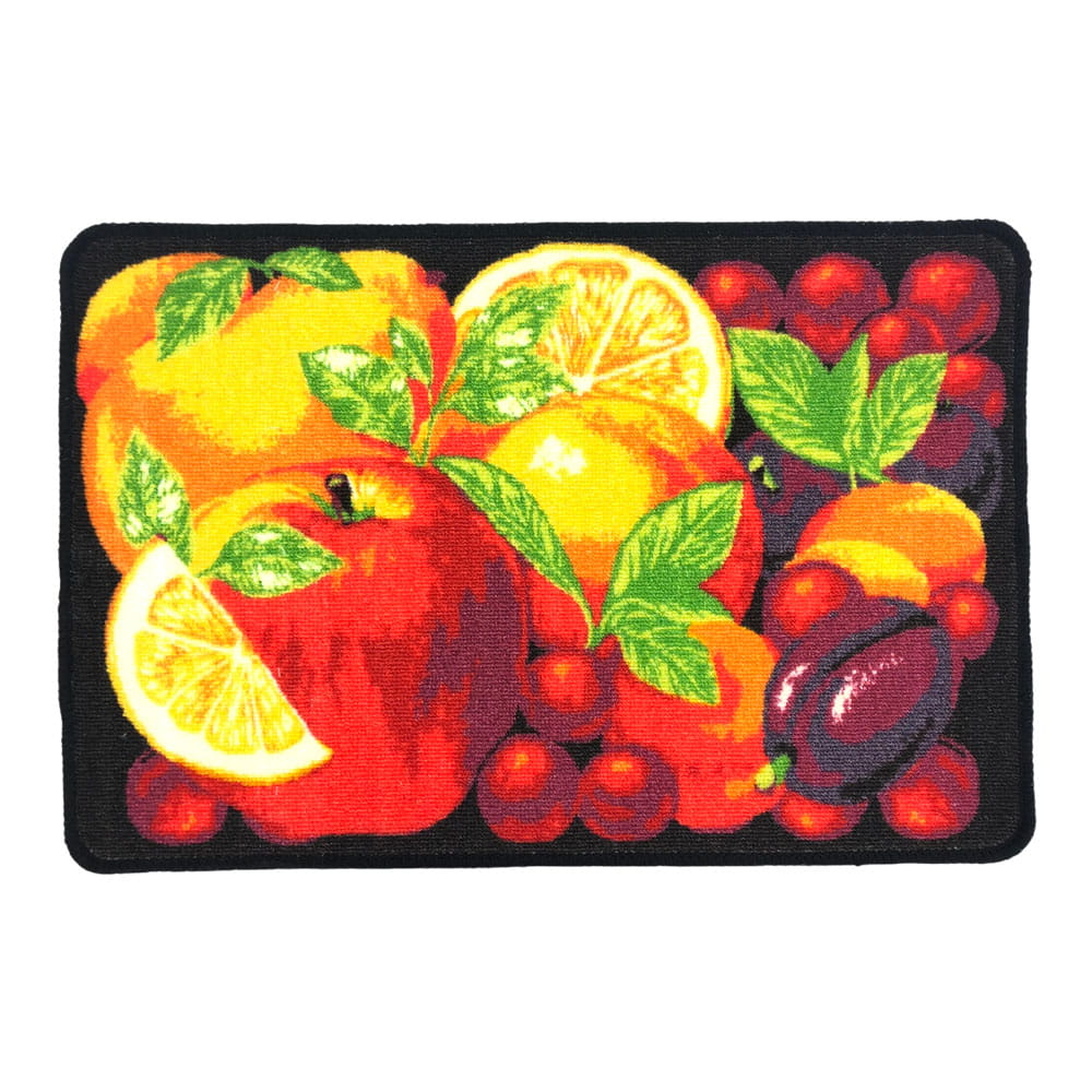 Alfombra para Cocina Home Elegance Orange Punch 16" x 24" - Chocolate oscuro