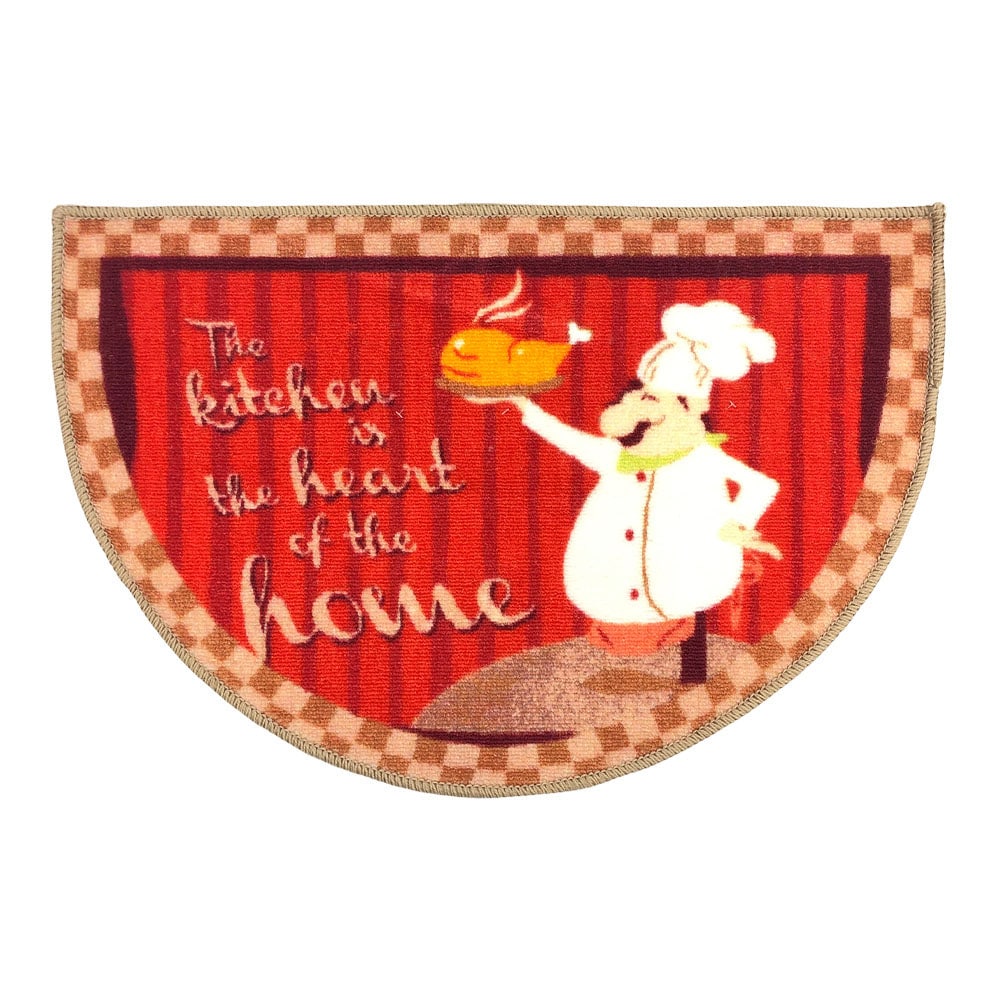 Alfombra Para Cocina Home Elegance Gourmet Chef Media Luna 16" x 24" - Trigo