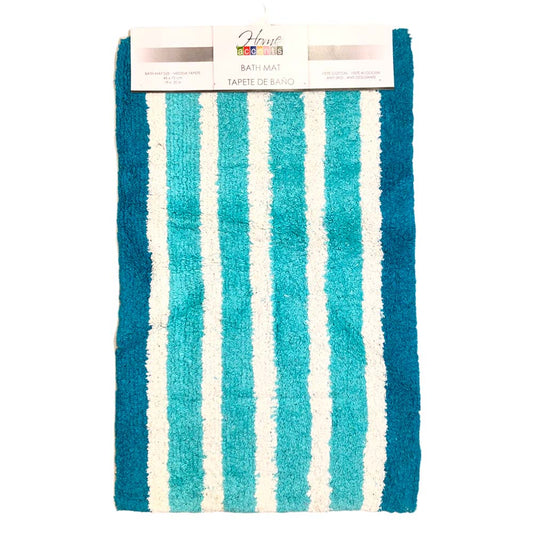 Alfombra Para Baño Home Accents 18" x 30" - Aguamarina oscuro