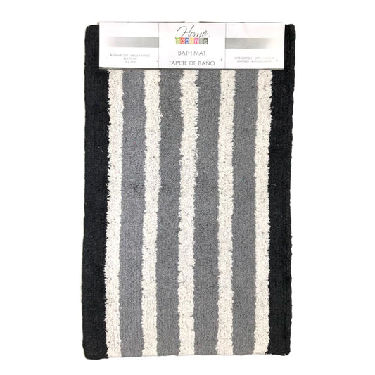Alfombra Para Baño Home Accents 18" x 30" - Gris Claro