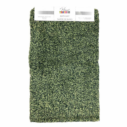 Alfombra Para Baño Home Accents 18" x 30" - Verde oscuro