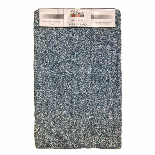 Alfombra Para Baño Home Accents 18" x 30" - Azul claro