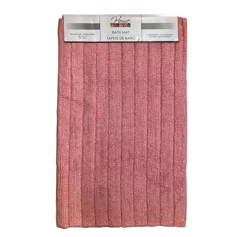 Alfombra Para Baño Home Accents 18" x 30" - Coral claro