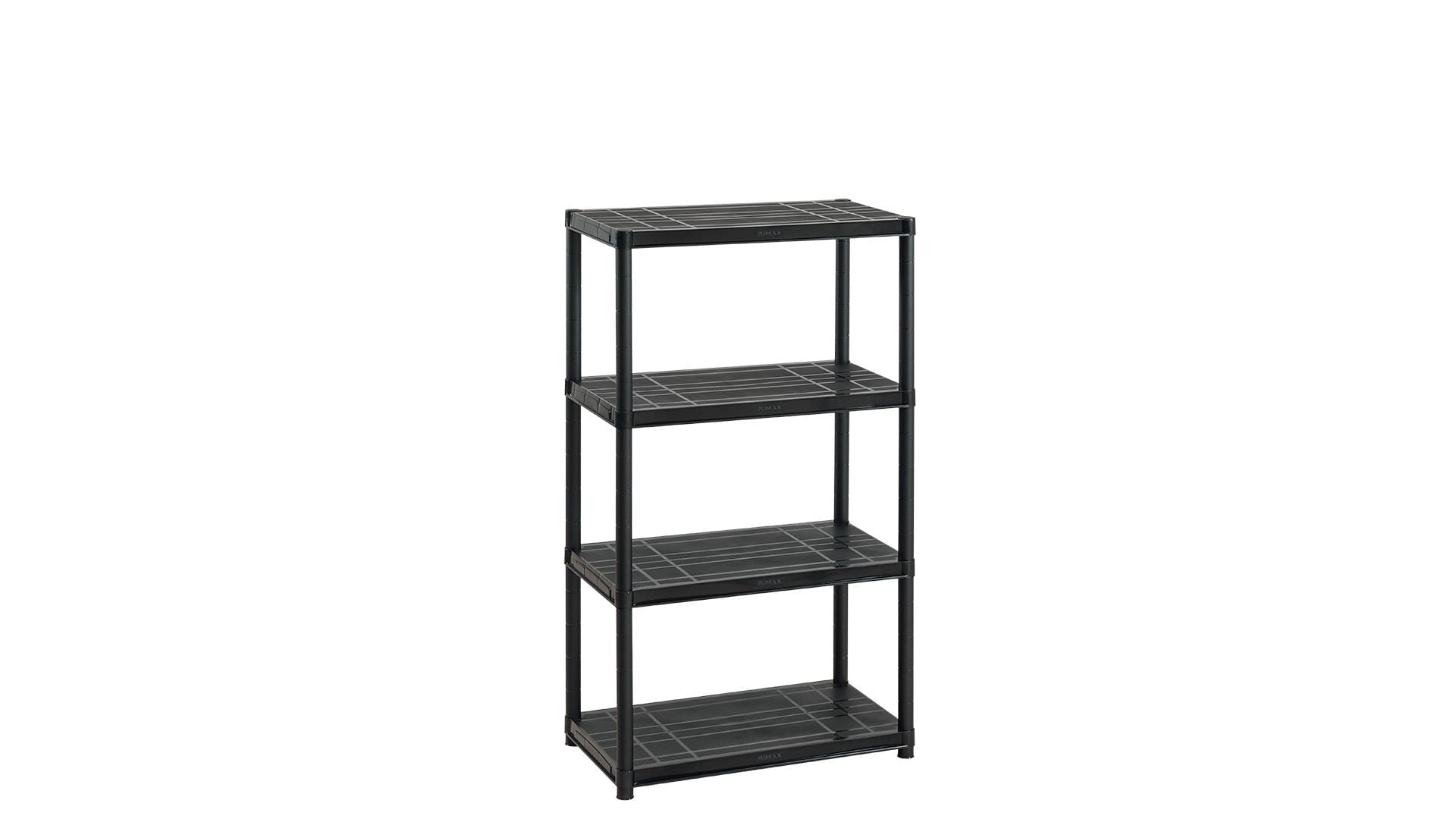 Estante de 4 Niveles Rimax Plástico Negro