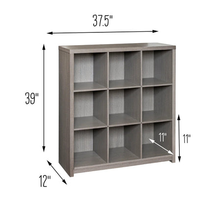 Organizador Laminado Honey Can Do 9 Cubos - Gris