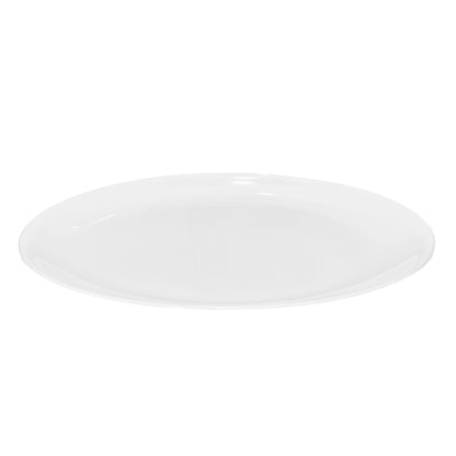 Bandeja Redonda Para Servir 14" Lillian / Blanco