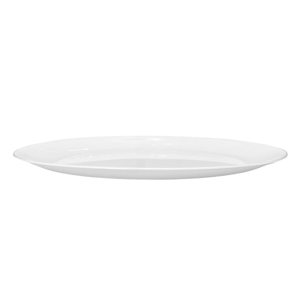 Bandeja Redonda Para Servir 14" Lillian / Blanco