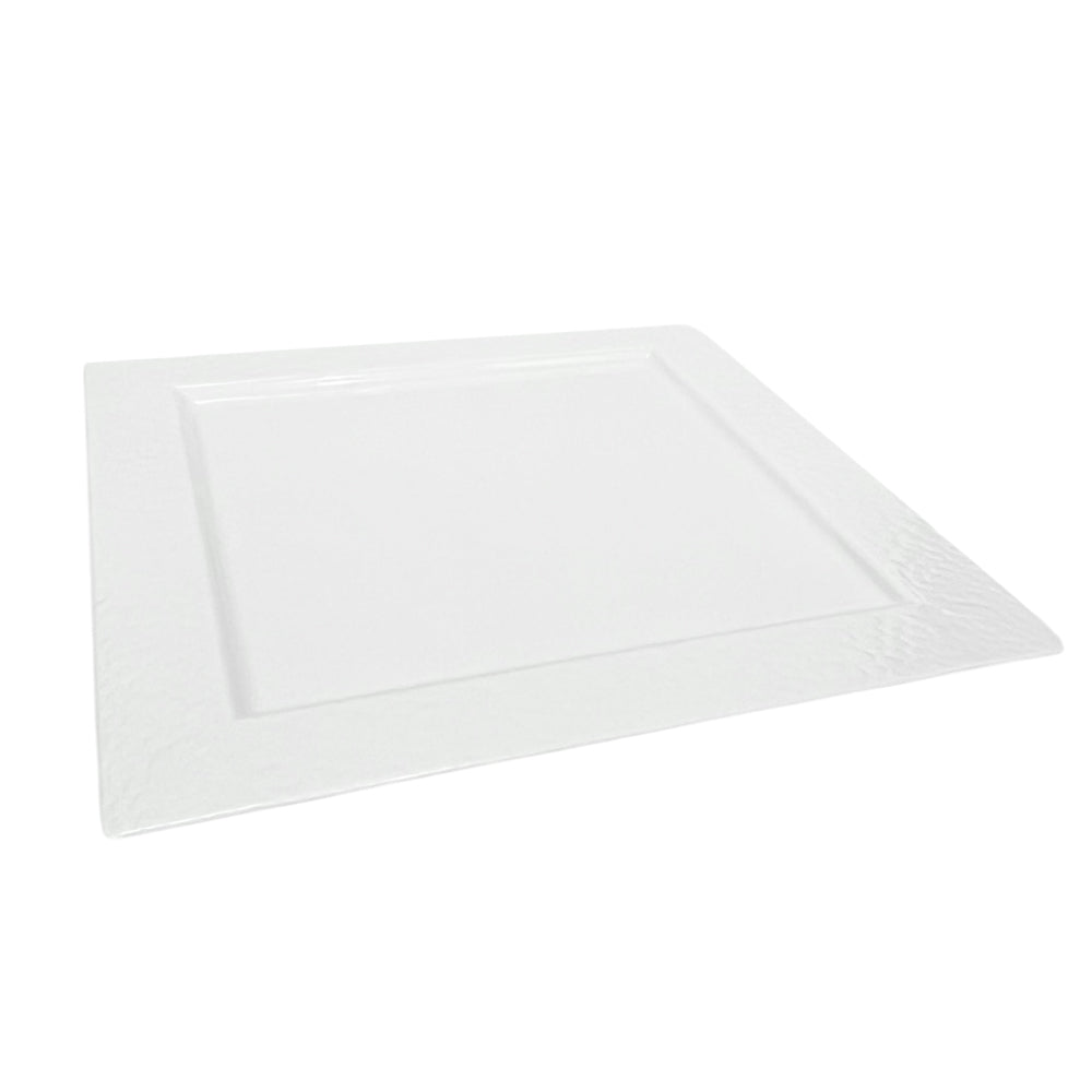 Bandejas Plástica Lillian 12" / Cuadrada / 2 Piezas