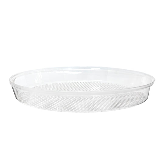 Bandeja Plástica Mediana Home Elegance de 30 cm / Clear