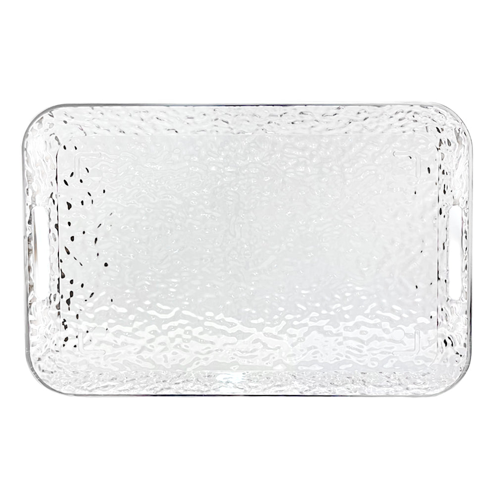 Bandeja Plástica Home Elegance / Clear / 38 cm x 25 cm