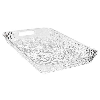 Bandeja Plástica Home Elegance / Clear / 38 cm x 25 cm