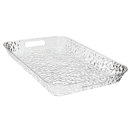Bandeja Plástica Home Elegance / Clear / 38 cm x 25 cm