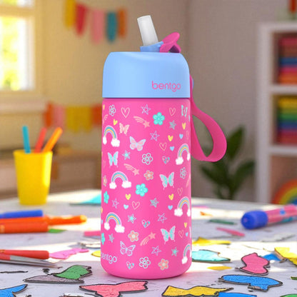 Botella Térmica Bentgo / 14 Onzas / Estampado Mariposa