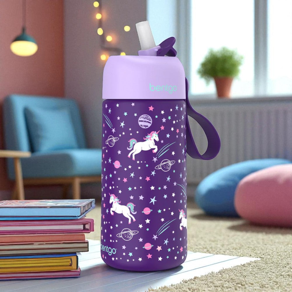 Botella Térmica Bentgo / 14 Onzas / Violeta Unicornio
