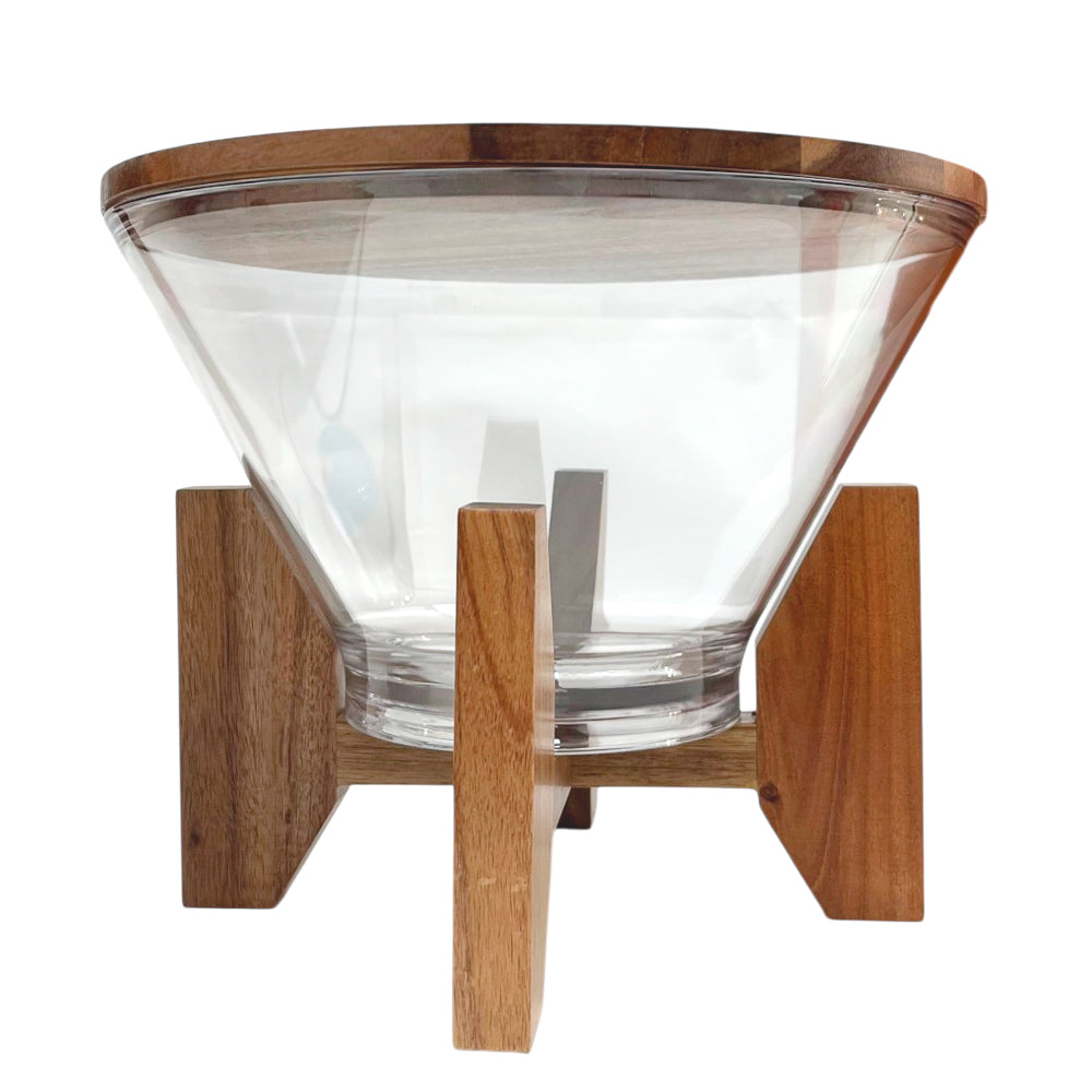 Ensaladera Acrílica Home Elegance 27 cm con Tapa