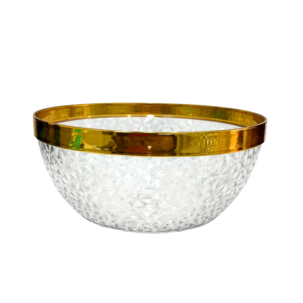 Bowl Plástico Home Elegance - Mediano Para Ensalada - 22 cm