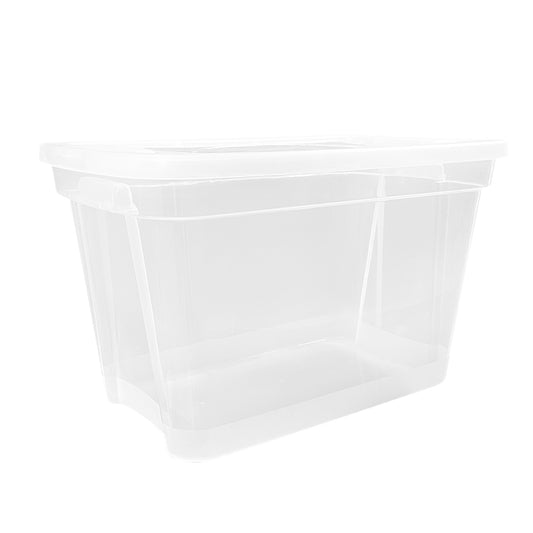 Caja Plástica Multiuso Home Elegance 40 Litros / Trasparente