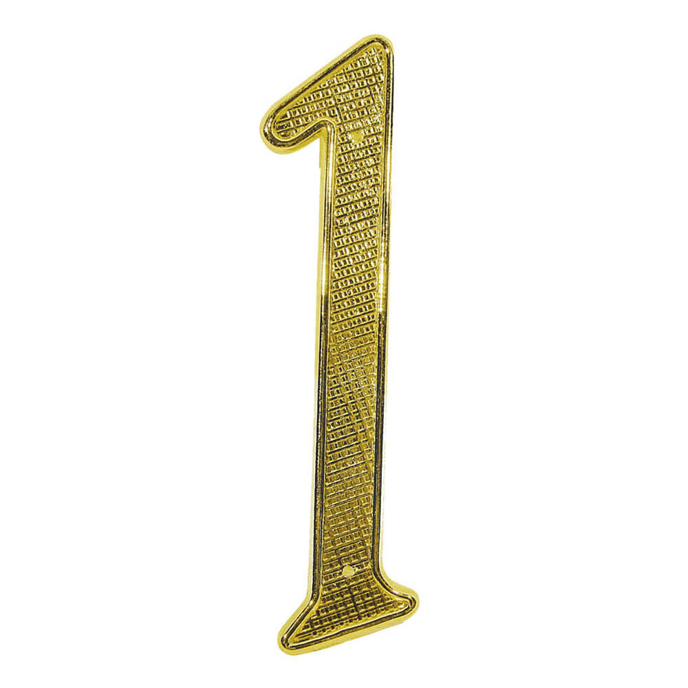 Número Para Puerta N°1 Best Value de Metal 4"