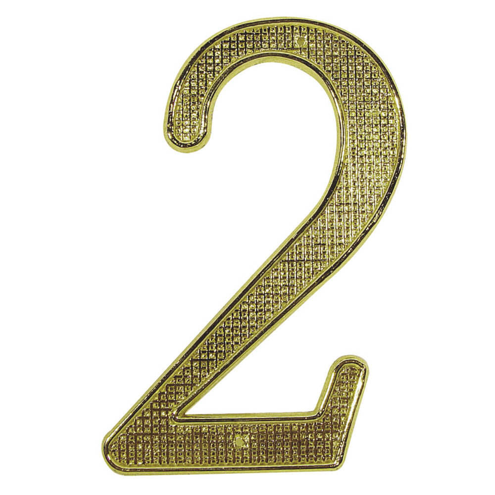 Número Para Puerta N°2 Best Value de Metal 4"