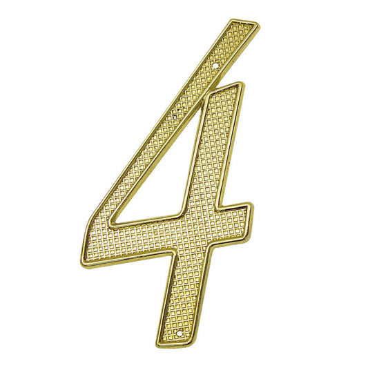 Número Para Puerta N°4 Best Value de Metal 4"