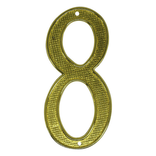 Número Para Puerta N°8 Best Value de Metal 4"