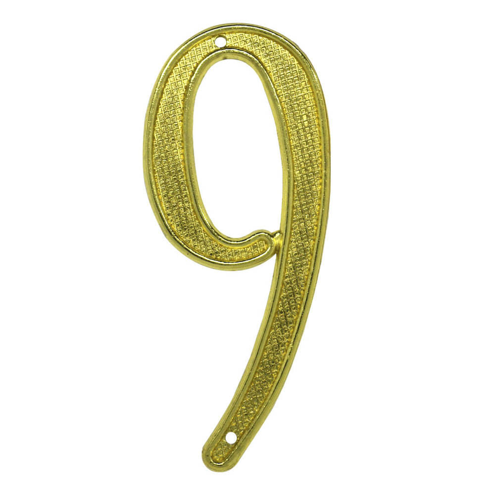 Número Para Puerta N°9 Best Value de Metal 4"