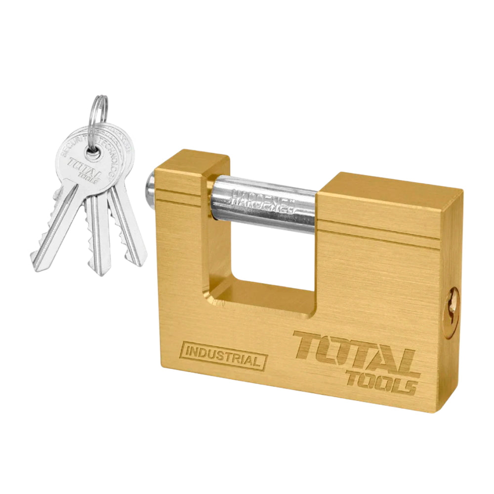 Candado Rectangular Total 609 g / 3 llaves