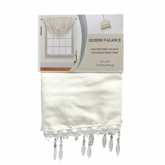 Cenefa Home Elegance - Queens Blanca - 47 x 37"