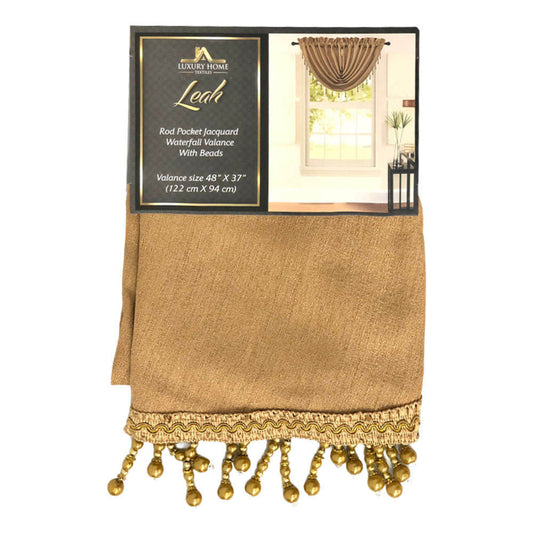 Cenefa Luxury Home Leah 48" x 37" Dorado