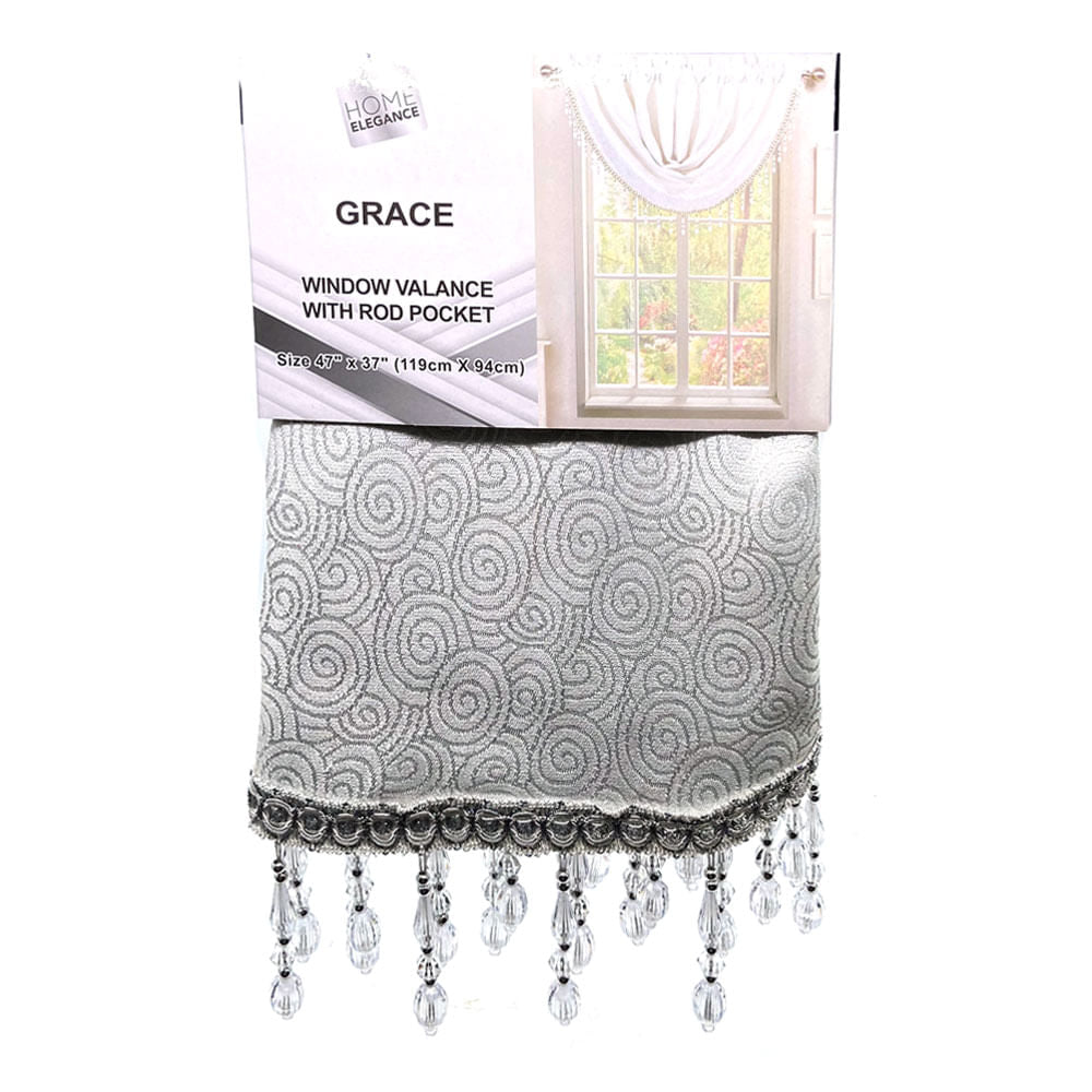 Cenefa Home Elegance Grace 47" x 37" - Blanco