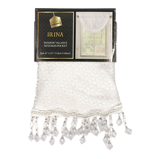 Cenefa Home Elegance Irina 47" x 37" - Blanco