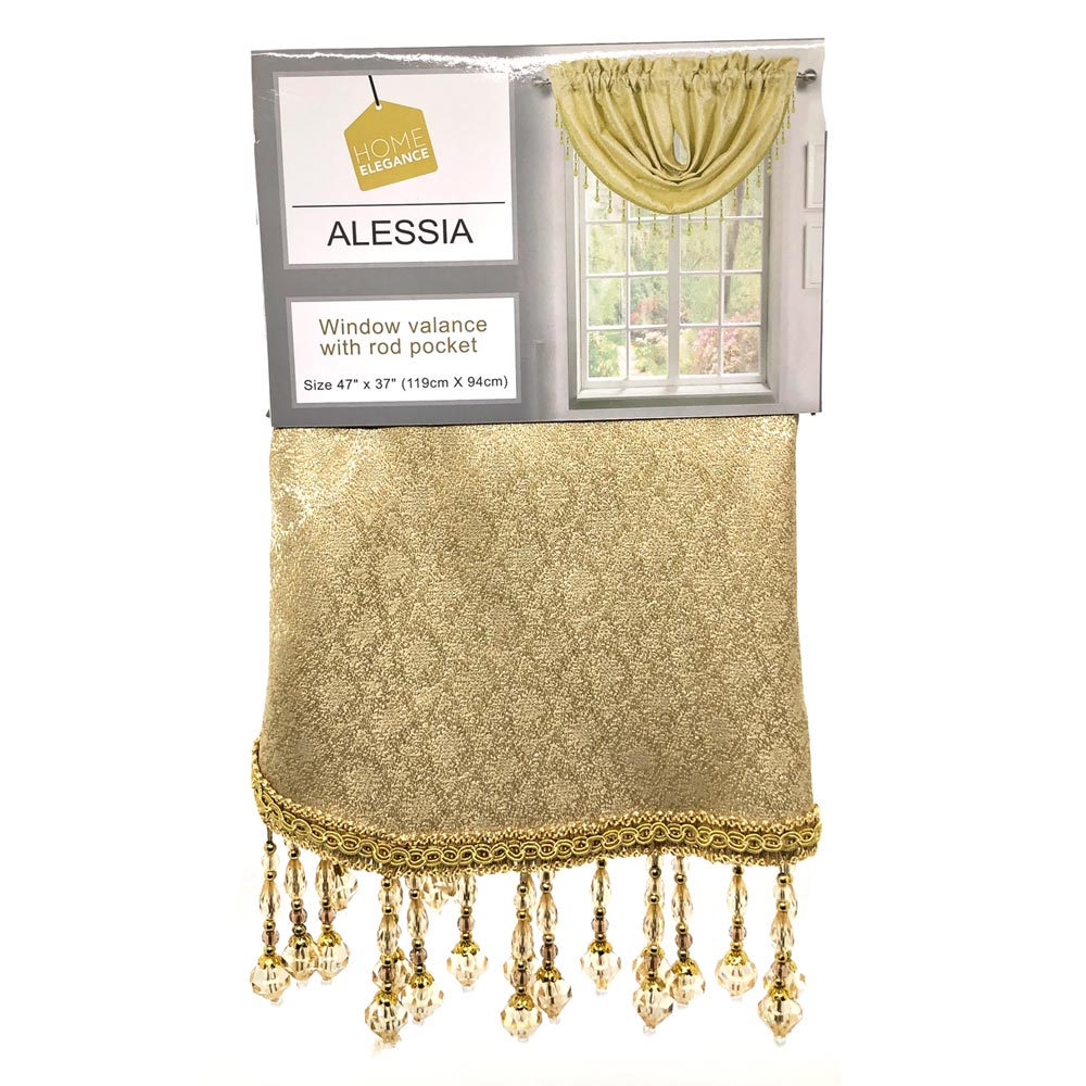 Cenefa Home Elegance Alessia 47" x 37" - Dorado