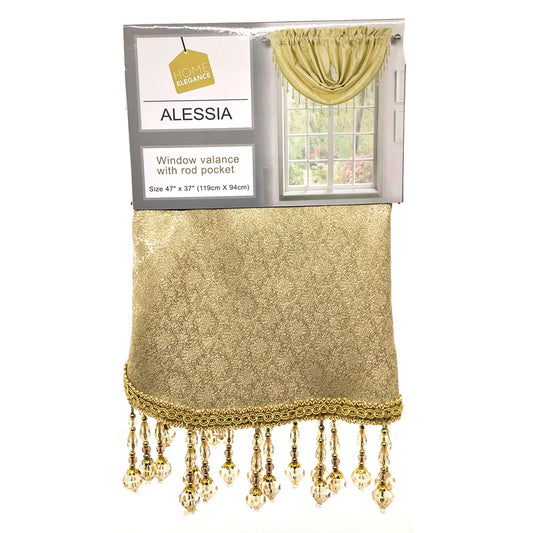 Cenefa Home Elegance Alessia 47" x 37" - Dorado