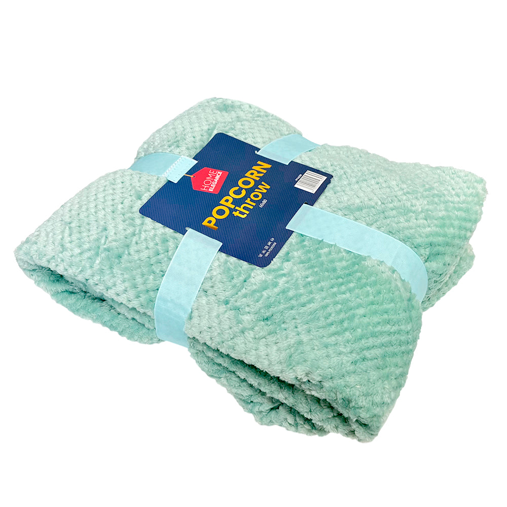 Manta de Lana 60"x80" Home Elegance Popcorn Throw / Surtido