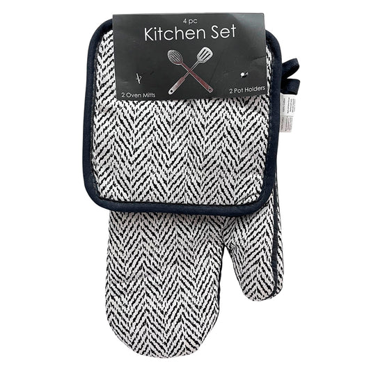 Juego Guantes Sultan Para Horno Con Agarradores - 4 Piezas