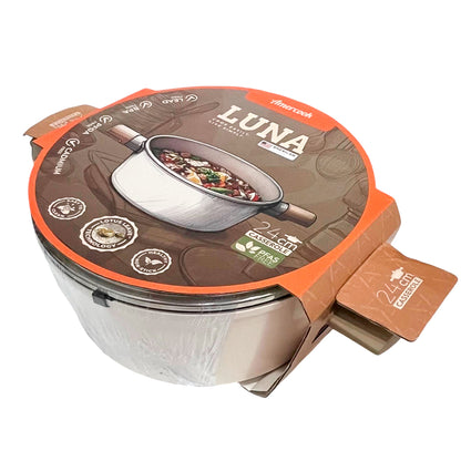 Cacerola 24 CM Antiadherente Amercook Luna - Home Elegance