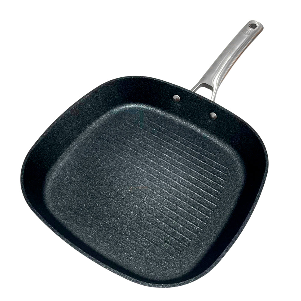 Sartén 28 CM Grill Antiadherente Negro Kitchen Star - Home Elegance