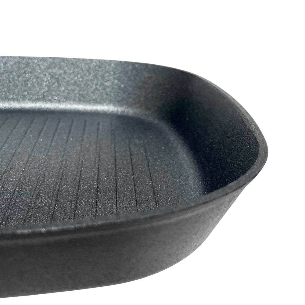 Sartén 28 CM Grill Antiadherente Negro Kitchen Star - Home Elegance