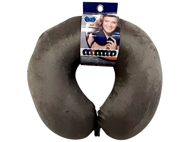 Cojin de Cuello Home Living 30cm x 30cm - Gris Oscuro